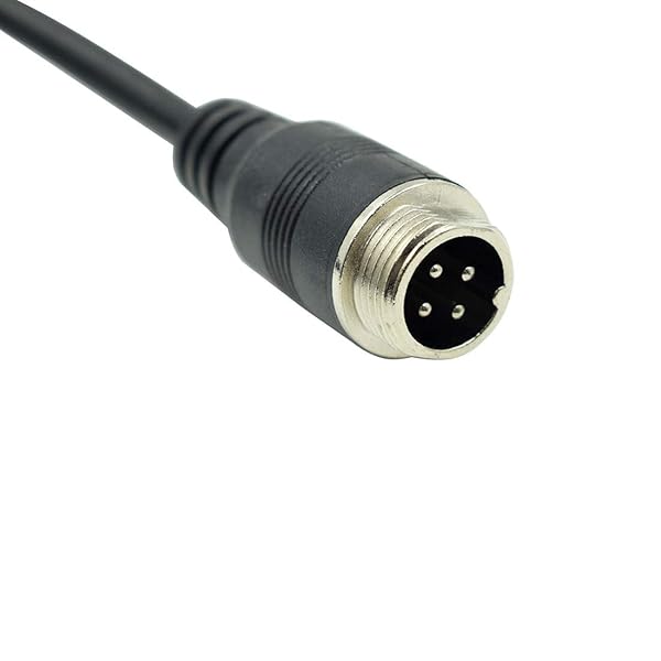 WIAONE Hxchen 5M 16FT Car 4Pin Aviation Video Extension Cable for CCTV Rearview Camera Truck Trailer Camper Motorhome Waterproof Shockproof System - View 6 of 8