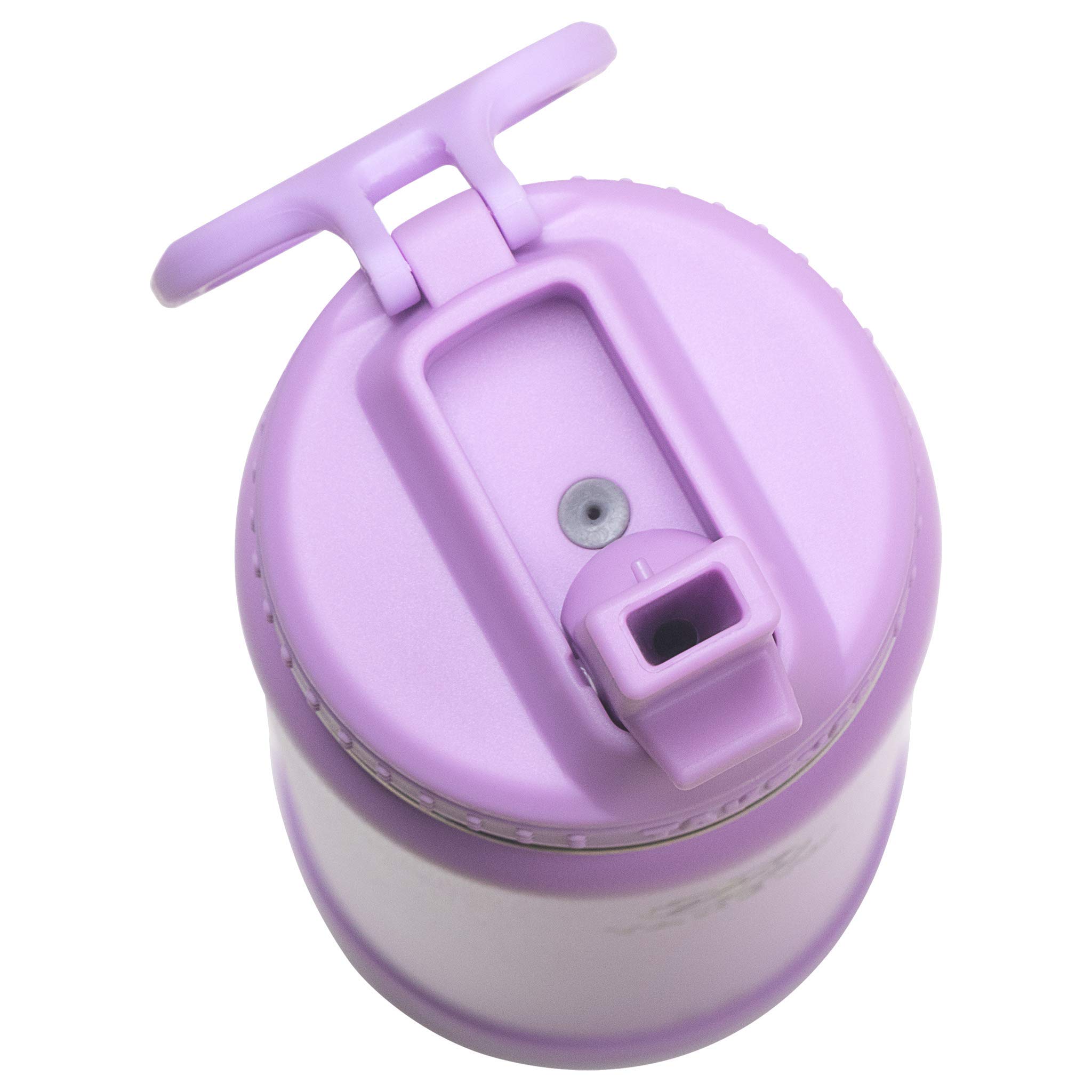 Takeya Takeya Actives 18 oz Water Bottle with Straw Lid Durable Stainless Steel Insulation BPA-Free Lilac Easy-Care Dishwasher-Safe - View 4 of 4