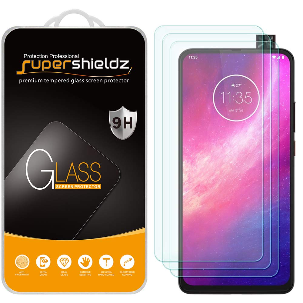 Supershieldz 3 Pack Tempered Glass Screen Protector for Motorola One Hyper Anti Scratch Bubble Free