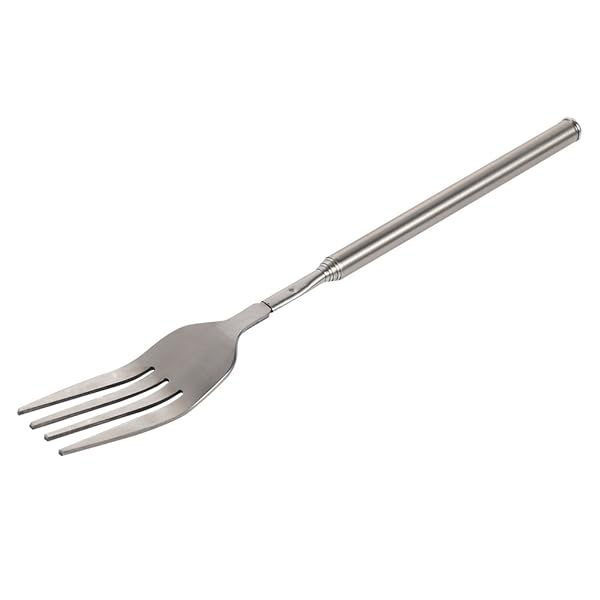 Diyeeni Stainless Steel Dinner Fork: Extendable BBQ & Dessert Fork - Rust-Resistant, Sturdy Cutlery for Every Meal