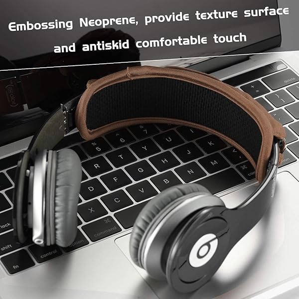 TXEsign TXEsign Universal Replacement Headband Cushion Pad Cover for ATH M50X QC 35i 35ii QC25 Solo 2 Solo 3 Studio 2 3 Headphones Brown - View 3 of 7