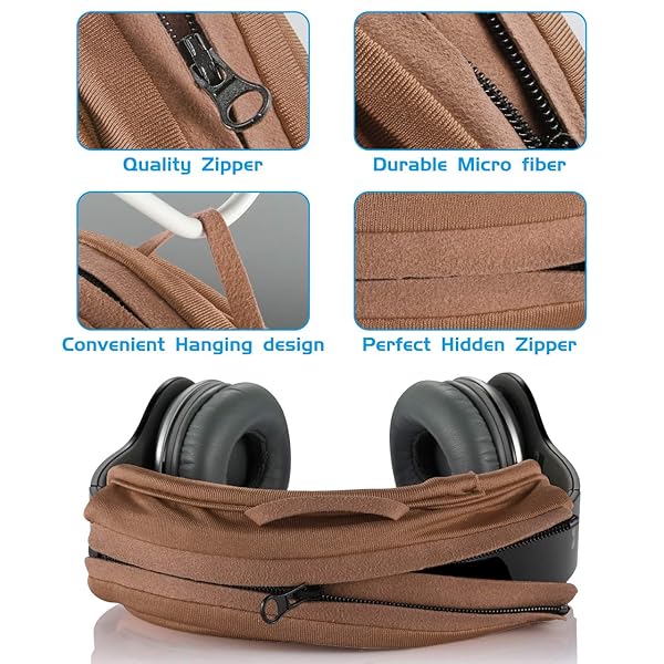 TXEsign TXEsign Universal Replacement Headband Cushion Pad Cover for ATH M50X QC 35i 35ii QC25 Solo 2 Solo 3 Studio 2 3 Headphones Brown - View 5 of 7