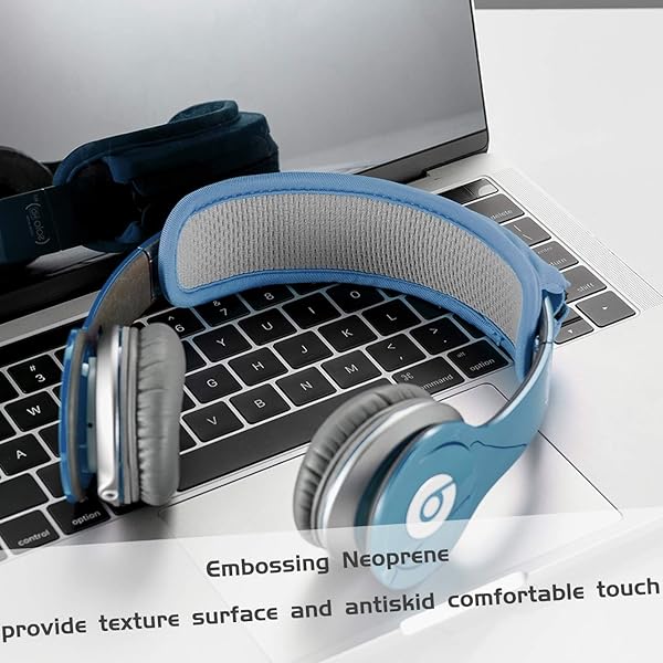 TXEsign TXEsign Universal Replacement Headband Cushion Pad Cover for ATH M50X QC 35i 35ii QC25 Solo 2 Solo 3 Studio 2 3 Headphones Blue - View 3 of 7