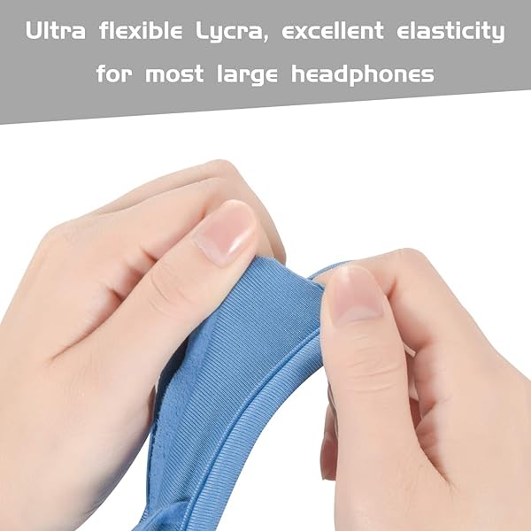 TXEsign TXEsign Universal Replacement Headband Cushion Pad Cover for ATH M50X QC 35i 35ii QC25 Solo 2 Solo 3 Studio 2 3 Headphones Blue - View 6 of 7