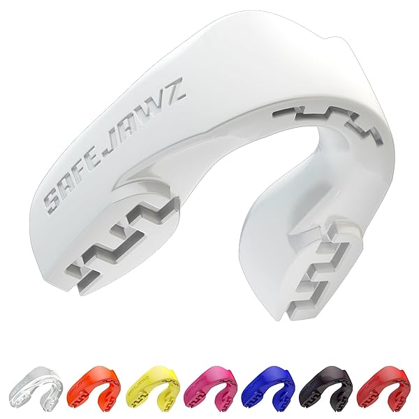 SAFEJAWZ SAFEJAWZ Slim Fit Sports Mouthguard for Adults & Juniors - Ideal for Boxing, MMA, Football & More with Case