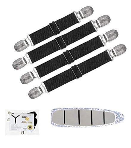 Goodtimes Goodtimes Adjustable Ironing Board Cover Clips Fasteners Keep Cover Flat and Secure Tension Clips for Efficient Ironing