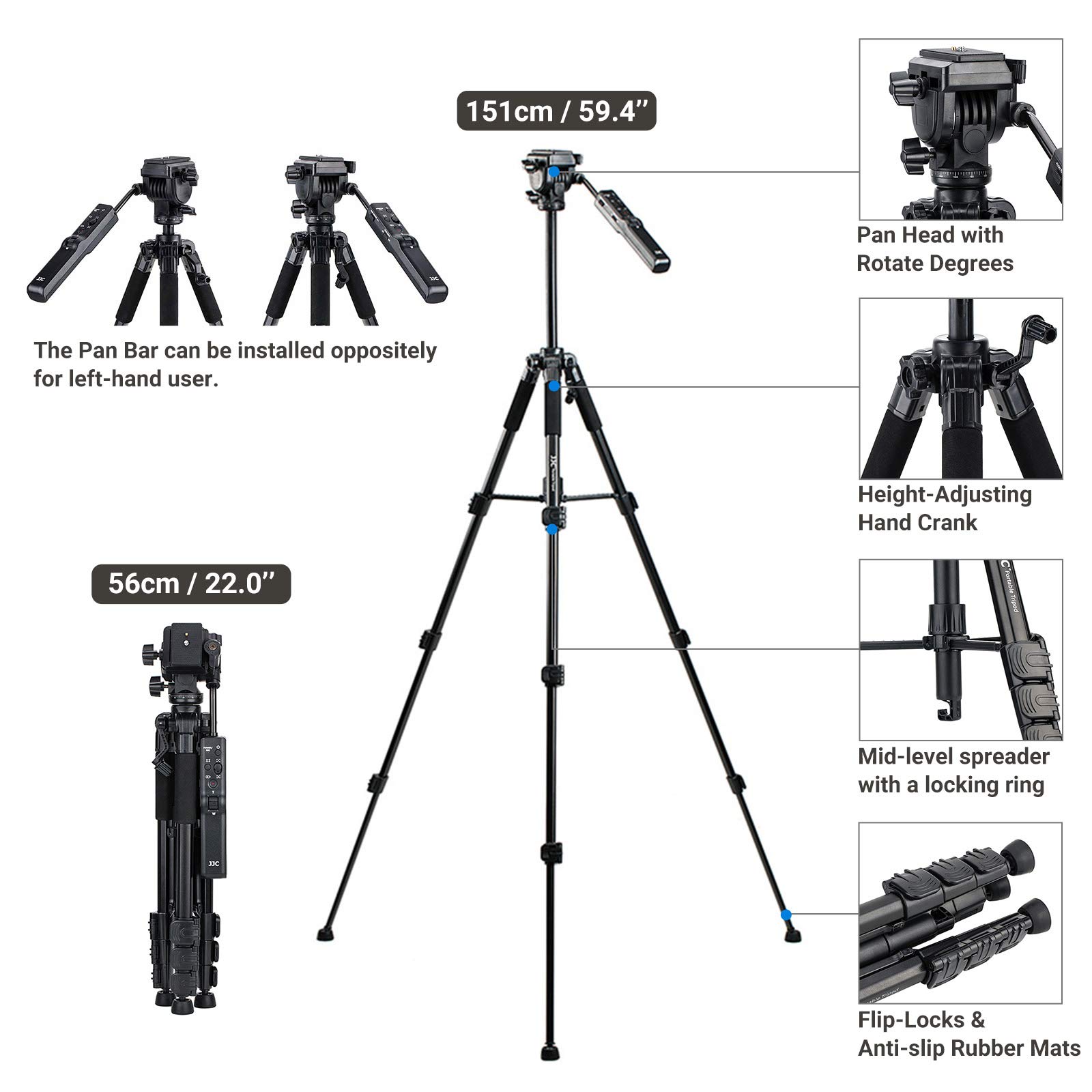 Kiorafoto Camera Remote Control Tripod VCT-VPR1 for Sony A7R V, A7 IV, A6600, RX100 & More - Perfect for Photographers! - View 4 of 9