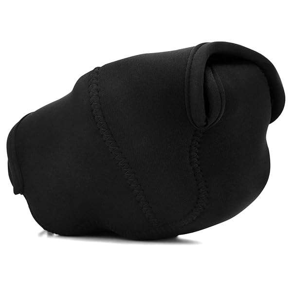 MegaGear MegaGear MG1817 Ultra Light Neoprene Camera Case for Nikon Z50 - Black PU Leather Protection - View 4 of 10