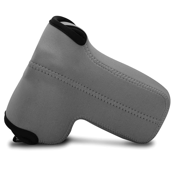 MegaGear MegaGear MG1824 Ultra Light Neoprene Camera Case for Nikon Z50 - Gray PU Leather, Perfect Fit & Protection - View 6 of 10