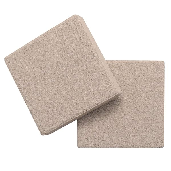 Hipanda Hipanda Aquarium Ceramic Plate Bio Filter Media 2 Pcs for Marine and Freshwater Fish Tank