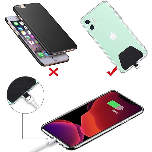 SHANSHUI SHANSHUI Universal Phone Lanyard Neck Strap Wrist Tether Key Chain Holder for All Smartphones Black - View 2 of 7