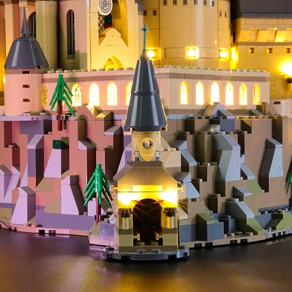 BRIKSMAX BRIKSMAX LED Lighting Kit for Harry Potter Hogwarts Castle Compatible with Lego 71043 Building Blocks Model Not Included - View 4 of 7