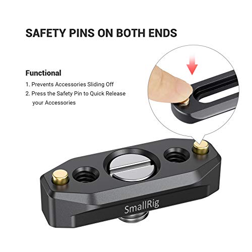 SMALLRIG SmallRig NATO Rail with Locating Screw for ARRI 48mm - BUN2521B | Enhance Your Filmmaking Gear - View 5 of 8