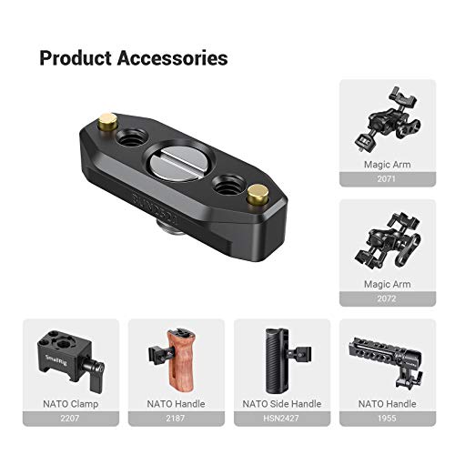 SMALLRIG SmallRig NATO Rail with Locating Screw for ARRI 48mm - BUN2521B | Enhance Your Filmmaking Gear - View 6 of 8