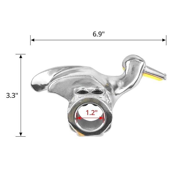 QWORK QWORK Tire Changer Tool with Rim Protectors - Durable Cast Steel Mount Demount Duck Head for Easy Tire Replacement - View 5 of 8