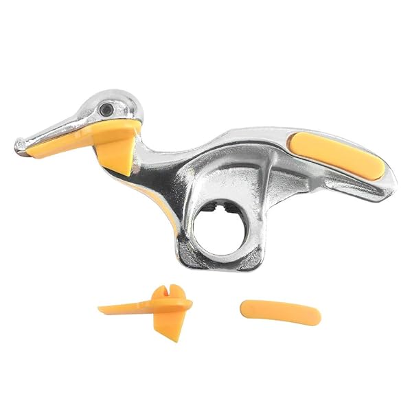 QWORK QWORK Tire Changer Tool with Rim Protectors - Durable Cast Steel Mount Demount Duck Head for Easy Tire Replacement - View 2 of 8