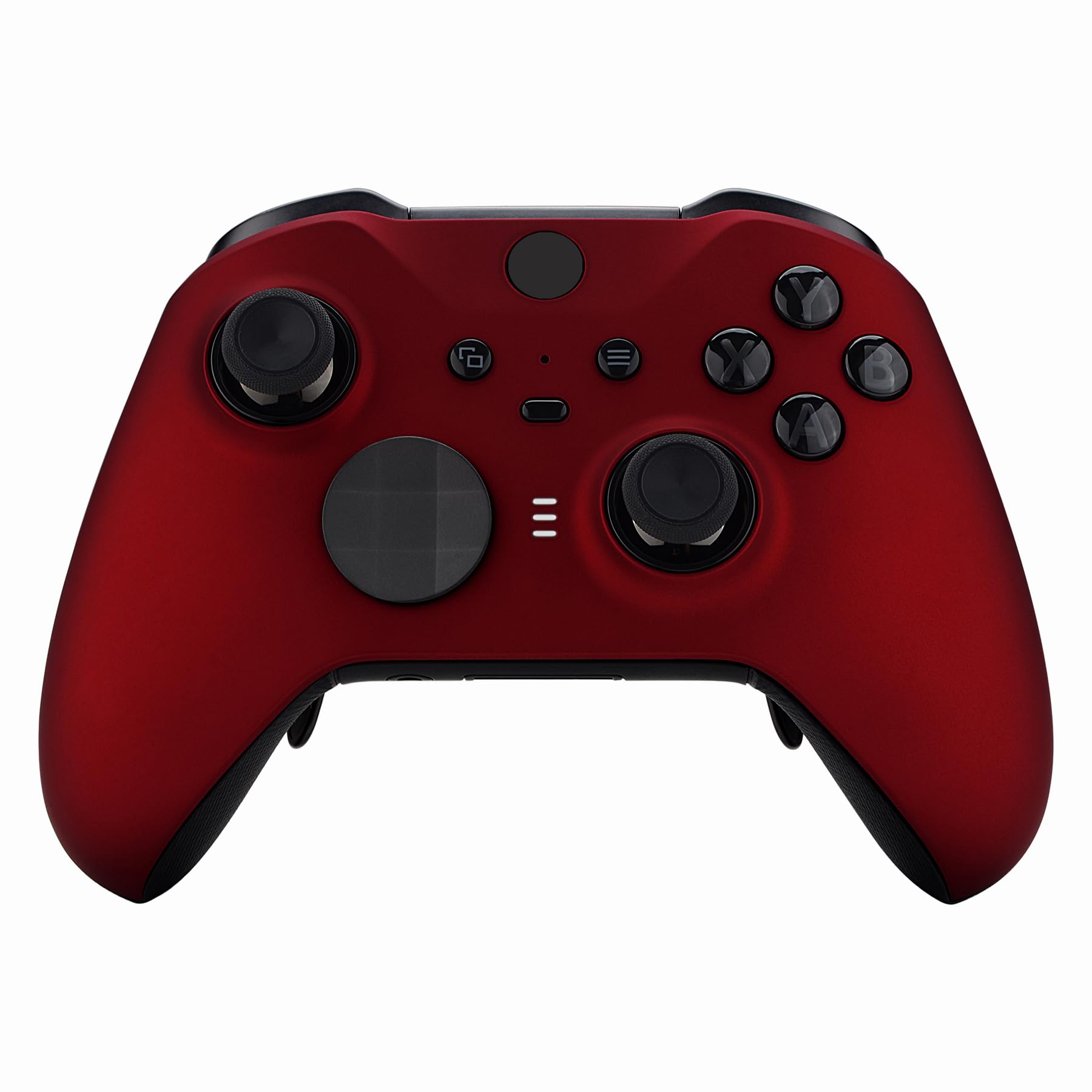 eXtremeRate Scarlet Red Faceplate Cover for Xbox Elite 2 Controller Soft Touch Replacement Kit Model 1797