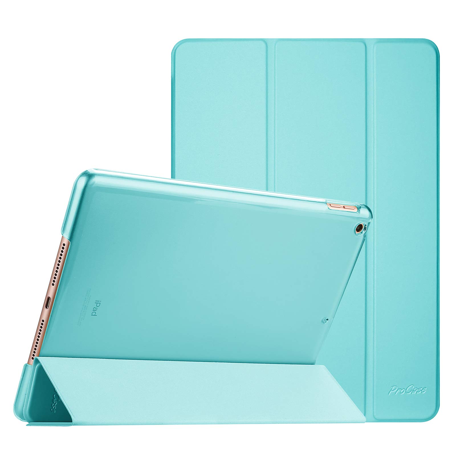 ProCase Aqua iPad Case for 9th 8th 7th Generation 10.2 Inch 2021 2020 2019 iPad Cover Durable Protection and Stylish Design