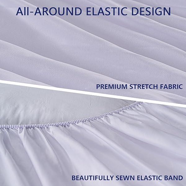 Marine Moon Marine Moon Extra Thick Cooling Plush Pillow Top Mattress Bed Topper Fluffy Soft Hotel Quality Down Alternative for Full Size Bed - View 7 of 7