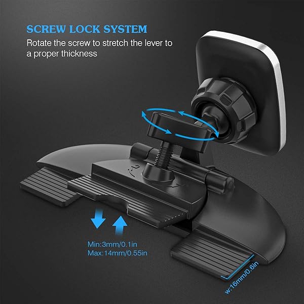 VIIMAKE VIIMAKE Magnetic Car Phone Mount for iPhone and Galaxy Models Secure CD Slot Holder with 6 Strong Magnets Black - View 3 of 7