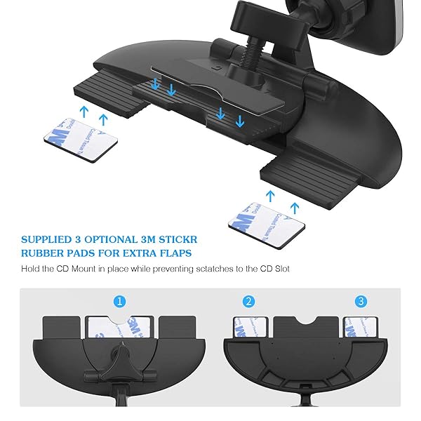 VIIMAKE VIIMAKE Magnetic Car Phone Mount for iPhone and Galaxy Models Secure CD Slot Holder with 6 Strong Magnets Black - View 4 of 7