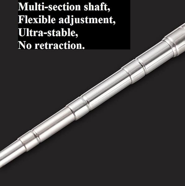 Othmro Othmro Hollow Telescopic Teachers Pointer 78.7 Inch Retractable Metal Teaching Stick for Classroom and Whiteboard Presentations - View 5 of 7