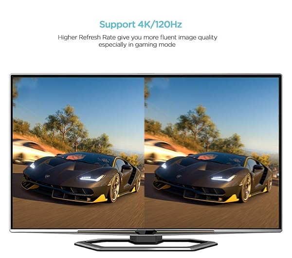 Keymox Keymox 8K HDMI Cable 3ft HDMI 2.1 48Gbps Ultra HD High Speed Supports 4K 120Hz 8K 60Hz Dynamic HDR Compatible with Apple TV Xbox PS5 and More - View 7 of 7