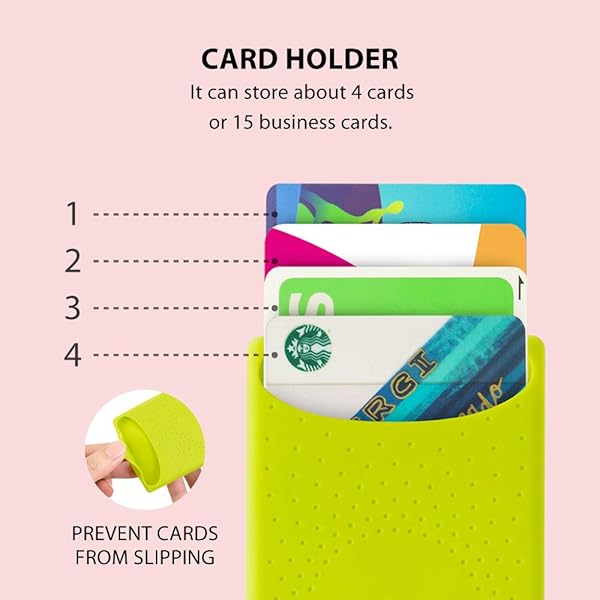 BONE BONE Lanyard Phone Tie 2 Adjustable Silicone Neck Holder for Smartphones Black Card Holder Universal Cell Phone Strap - View 4 of 7