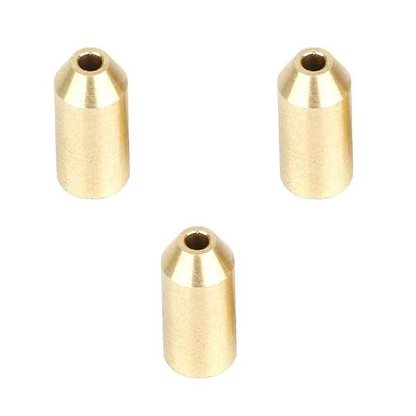 Acxico 3Pcs Brass Gas Refill Adapter for S.T. Dupont Lighters - Premium Quality & Easy Use