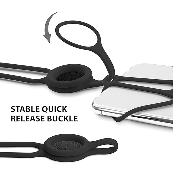 BONE BONE Lanyard Phone Tie 2 Adjustable Silicone Neck Holder for Smartphones Red - View 6 of 7