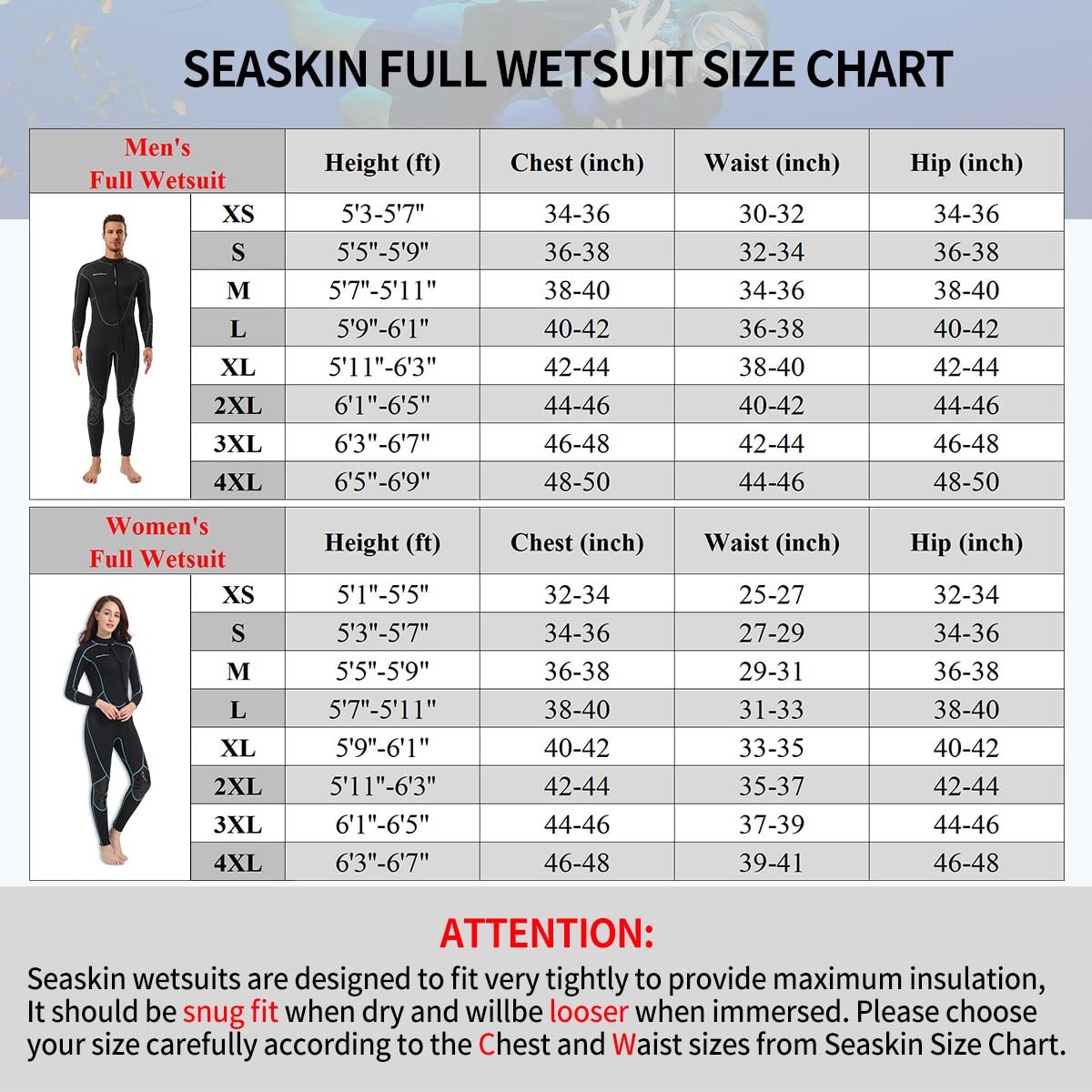 Seaskin Seaskin Mens 3mm Shorty Wetsuit Full Body Diving Suit Front Zip for Diving Snorkeling Surfing Swimming X-Large - View 2 of 6
