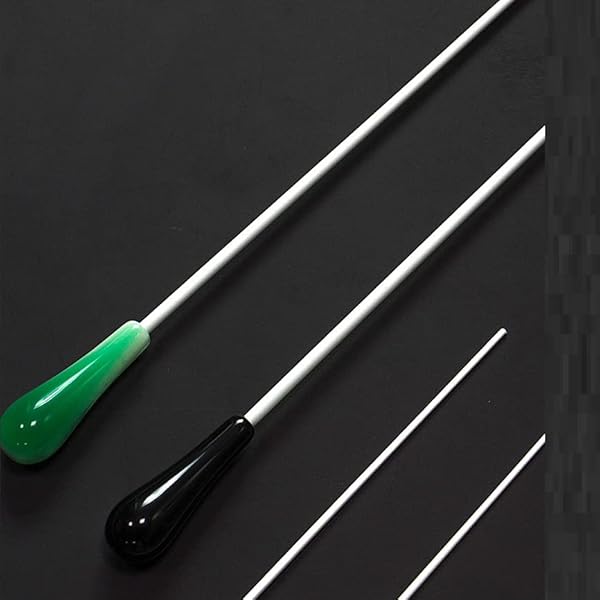 Othmro Othmro Conductor Baton Pointer 39CM High Toughness Fiber Resin Green Handle 4Pcs for Orchestra Director - View 7 of 10