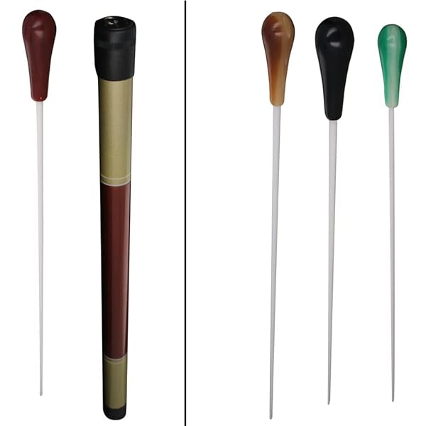Othmro Othmro Conductor Baton Pointer 39CM High Toughness Fiber Resin Green Handle 4Pcs for Orchestra Director - View 10 of 10