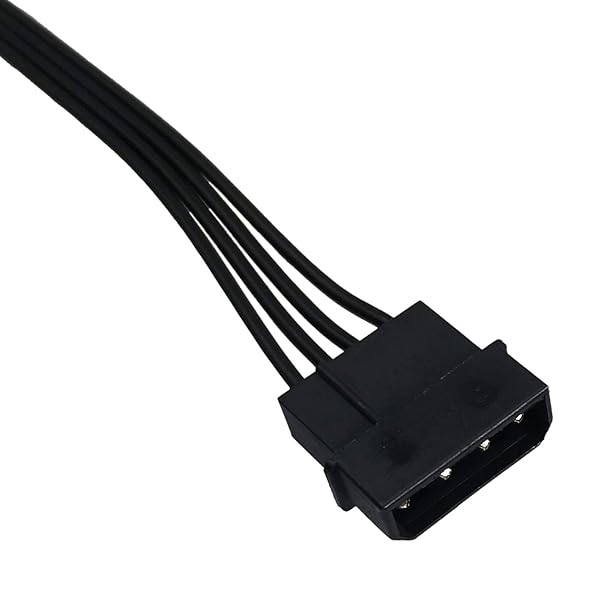 COMeap "COMeap 2-Pack LP4 to 3.5" Floppy Drive Power Adapter Cable - 7.5-inch Molex FDD Connector" - View 5 of 8