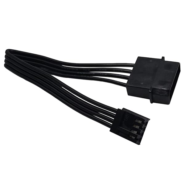 COMeap "COMeap 2-Pack LP4 to 3.5" Floppy Drive Power Adapter Cable - 7.5-inch Molex FDD Connector" - View 2 of 8