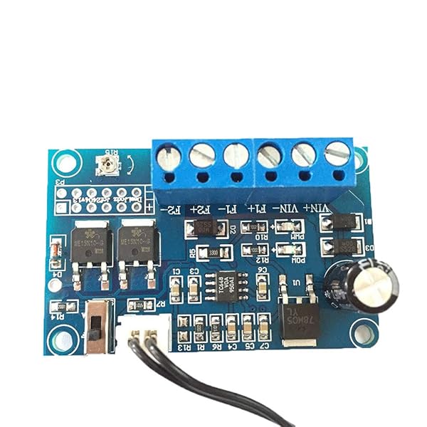 Acxico Acxico 1Pcs DC 12V 24V 4A 2 Way Automatic PC CPU Fan Temperature Control Board PWM Speed Controller Module - View 2 of 7