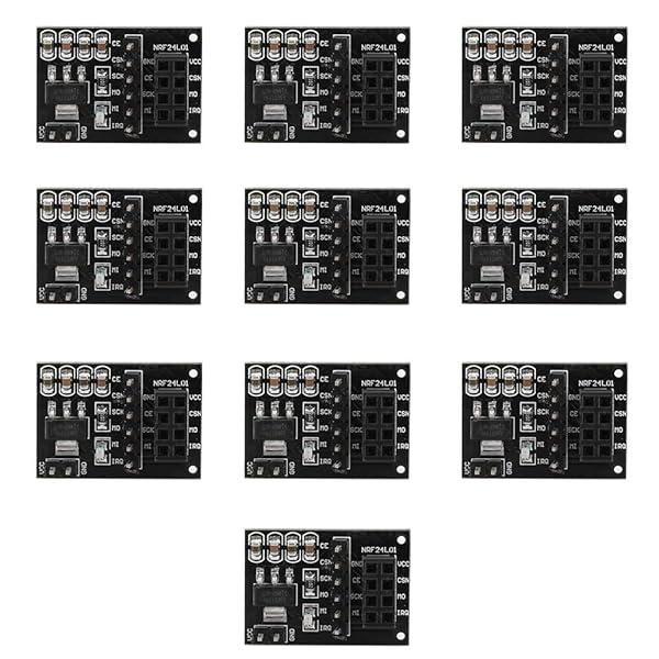 Buy ASHATA NRF24L01+ Adapter - 10PCS 3.3V Module Pinboard Socket for Easy Connectivity