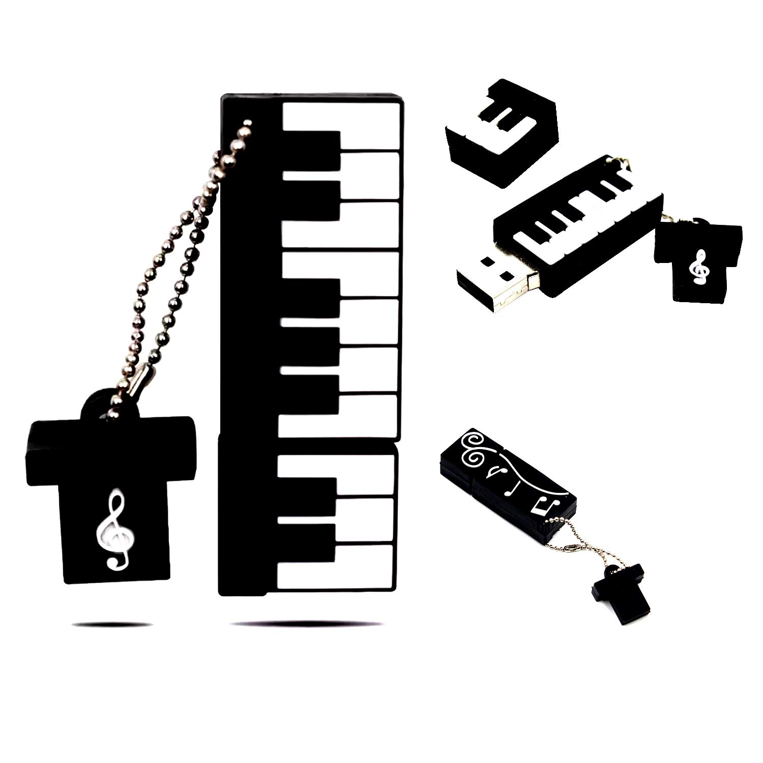 Mall of Style 16GB USB Drives Storage Stick Piano Flash Drive for Easy Data Transfer and Backup