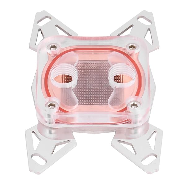 "Diyeeni AM4 CPU Water Block: Efficient Liquid Cooling with Copper Base & G1/4" Thread for Optimal PC Performance"