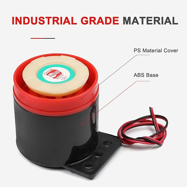 Fielect Fielect DC 12V Active Piezo Buzzer Alarm Continuous Sounder Electronic Beep Buzzer SFB-55 for Reliable Alerts - View 2 of 7