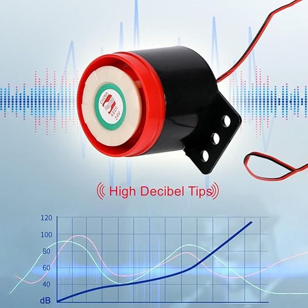 Fielect Fielect DC 12V Active Piezo Buzzer Alarm Continuous Sounder Electronic Beep Buzzer SFB-55 for Reliable Alerts - View 6 of 7