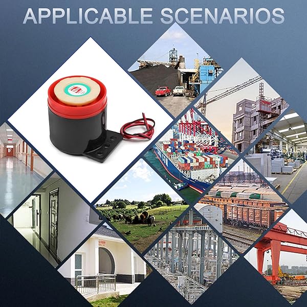 Fielect Fielect DC 12V Active Piezo Buzzer Alarm Continuous Sounder Electronic Beep Buzzer SFB-55 for Reliable Alerts - View 7 of 7