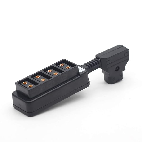 SZJELEN Ultrashort Dtap Splitter Cable for Photography Power with 4 Ports P-tap D-tap Splitter Receptacle