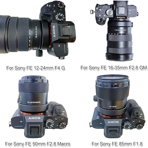 iShoot iShoot Lens Collar Tripod Mount for Sony FE 24-240mm, 24-105mm, 16-35mm, 24-70mm, 35mm, 50mm, 85mm - Ultimate Support Bracket - View 9 of 11