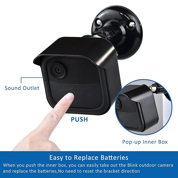 GoHonor All-New Blink Outdoor Camera Mount Bracket 5-Pack - Weatherproof Housing for 3rd & 4th Gen Security Cameras - View 5 of 9