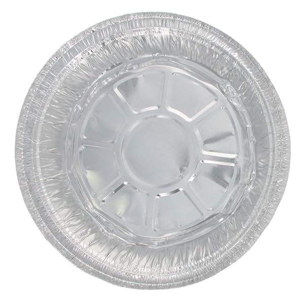 Othmro Othmro 30pcs Aluminum Foil Food Containers 720ml Round Pans for Cooking Baking Heating Storing and Food Prepping 7.3x1.8 Inch - View 5 of 9