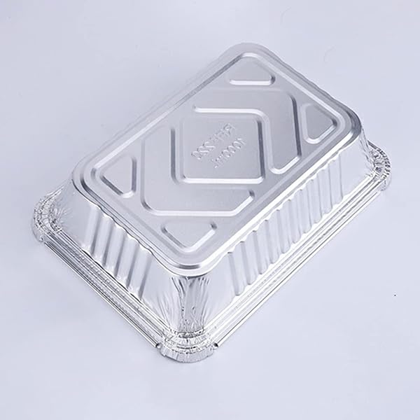 Othmro Othmro 30pcs Aluminum Foil Food Containers 720ml Round Pans for Cooking Baking Heating Storing and Food Prepping 7.3x1.8 Inch - View 9 of 9