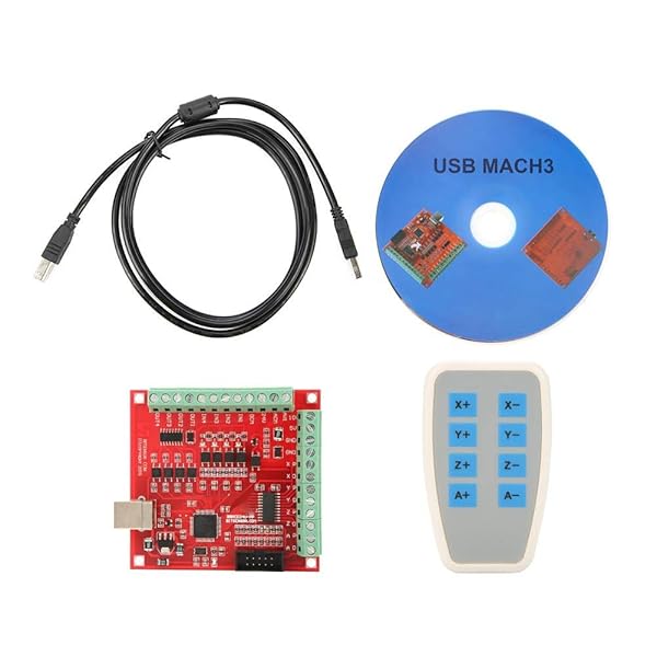 USB MACH3 Motion Control Card Breakout Board for CNC Engraving 100Khz USB Interface