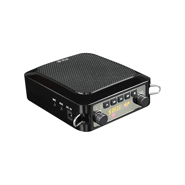 HamiltonBuhl HamiltonBuhl Amp-Up! UHF Voice Amplifier with Wireless Microphone - Powerful Sound in Black