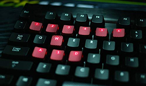 LZYDD FPS Backlit Key Caps for Corsair K70 K95 K90 K65 K63 Gaming Keyboards Cherry Switches Red Keycaps - View 5 of 5